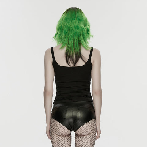 Punk-Metal-Hotpants für Damen