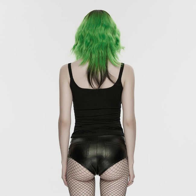 Punk-Metal-Hotpants für Damen