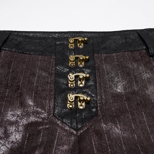 Steampunk-Streifenhose für Herren