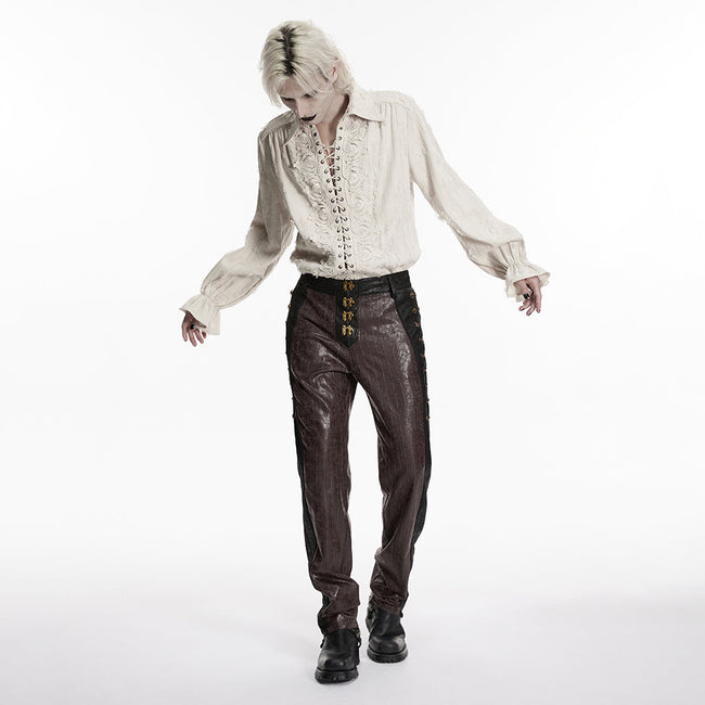 Steampunk-Streifenhose für Herren