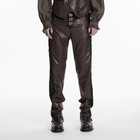 Steampunk-Streifenhose für Herren