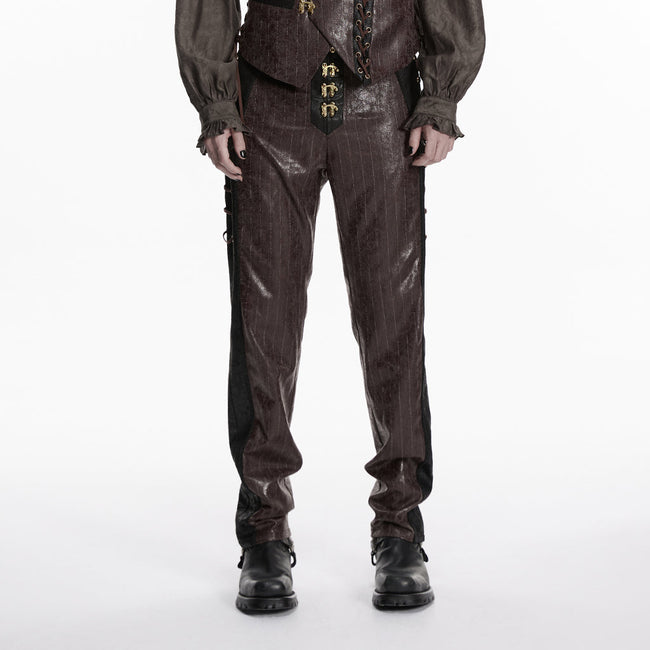 Steampunk-Streifenhose für Herren