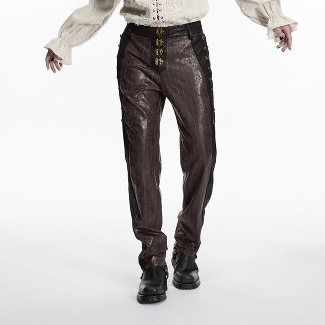 Steampunk-Streifenhose für Herren