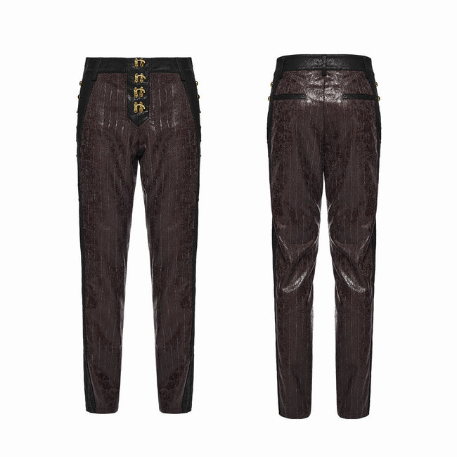 Steampunk-Streifenhose für Herren