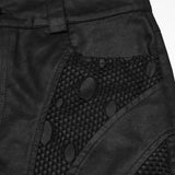 Punk-Shorts aus personalisiertem Wildleder
