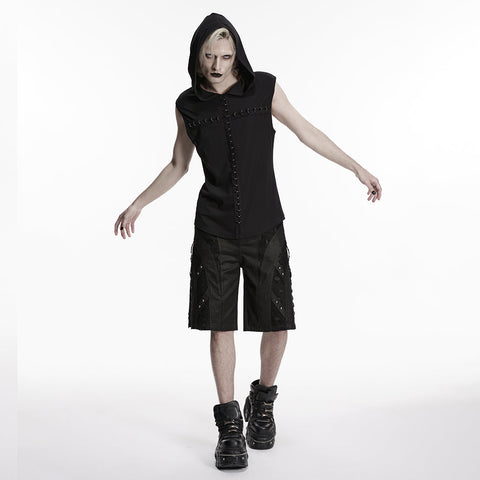 Punk-Shorts aus personalisiertem Wildleder