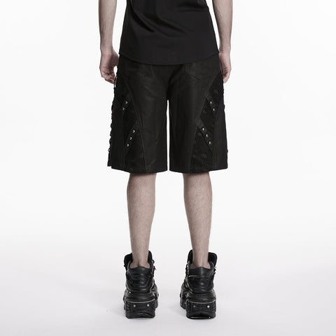 Punk-Shorts aus personalisiertem Wildleder