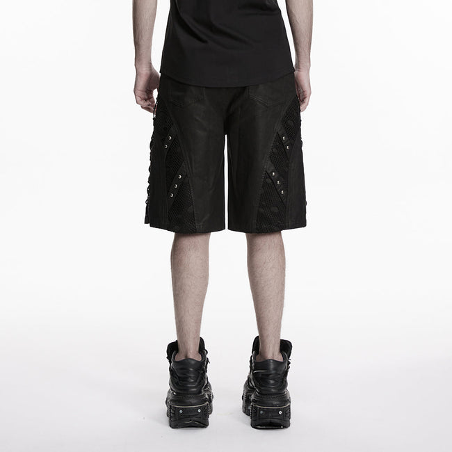 Punk-Shorts aus personalisiertem Wildleder