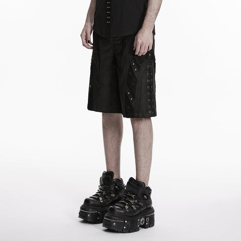 Punk-Shorts aus personalisiertem Wildleder