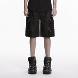 Punk-Shorts aus personalisiertem Wildleder