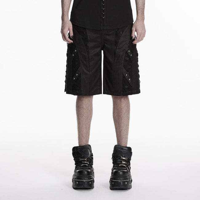 Punk-Shorts aus personalisiertem Wildleder