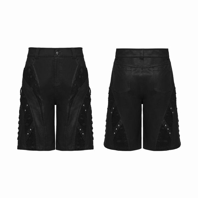 Punk-Shorts aus personalisiertem Wildleder