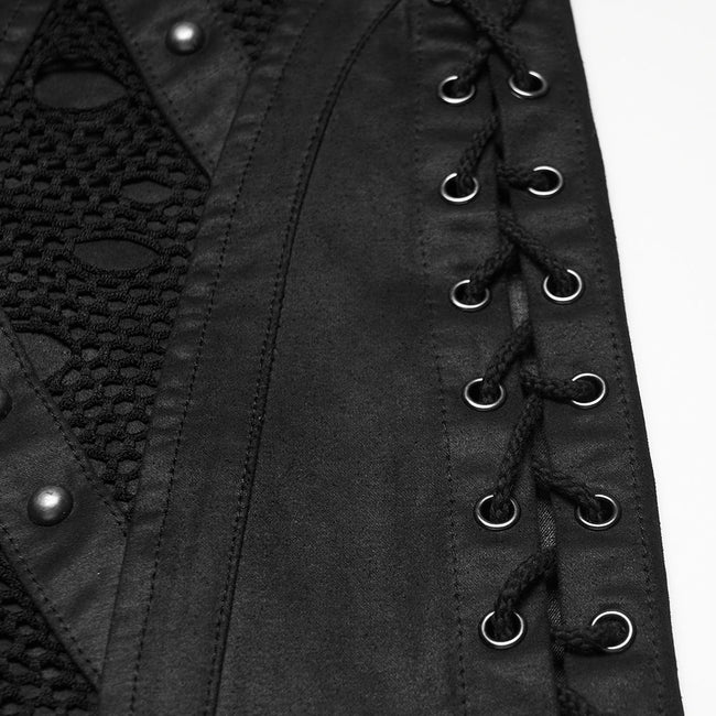 Punk-Shorts aus personalisiertem Wildleder