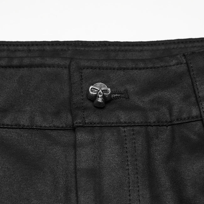 Punk-Shorts aus personalisiertem Wildleder