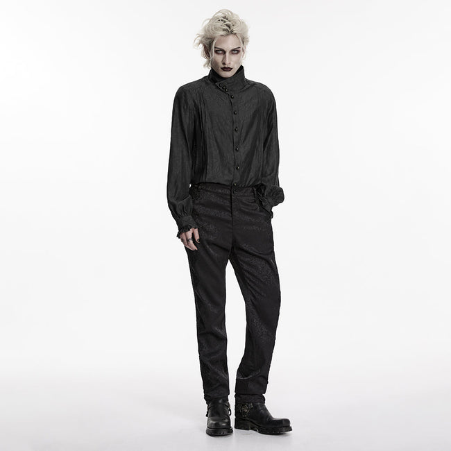 Gothic Herrenhose mit dunklem Muster
