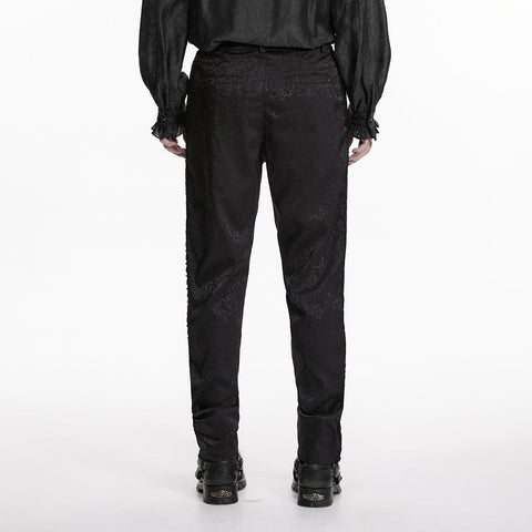 Gothic Herrenhose mit dunklem Muster