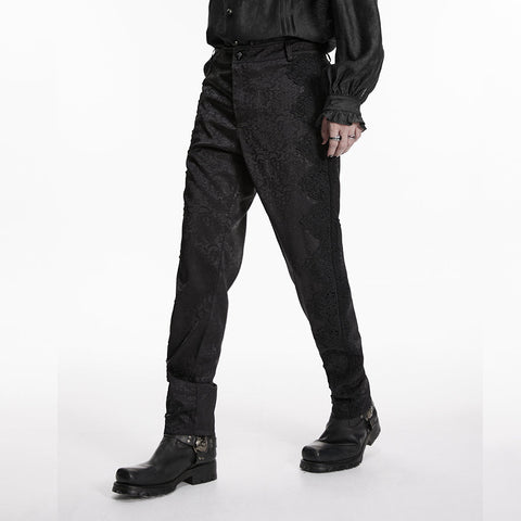 Gothic Herrenhose mit dunklem Muster