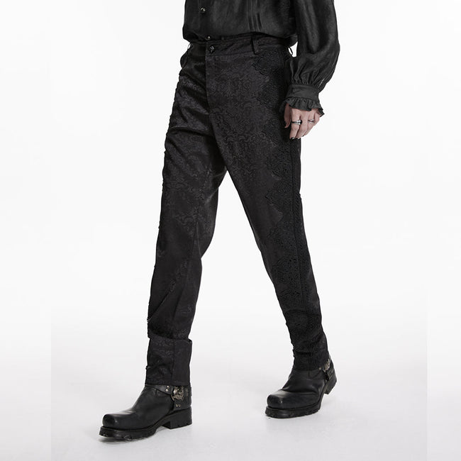 Gothic Herrenhose mit dunklem Muster