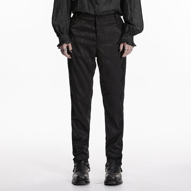 Gothic Herrenhose mit dunklem Muster