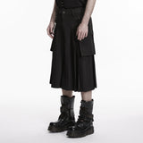 Punk-Rock-Hose mit vertikalen Falten