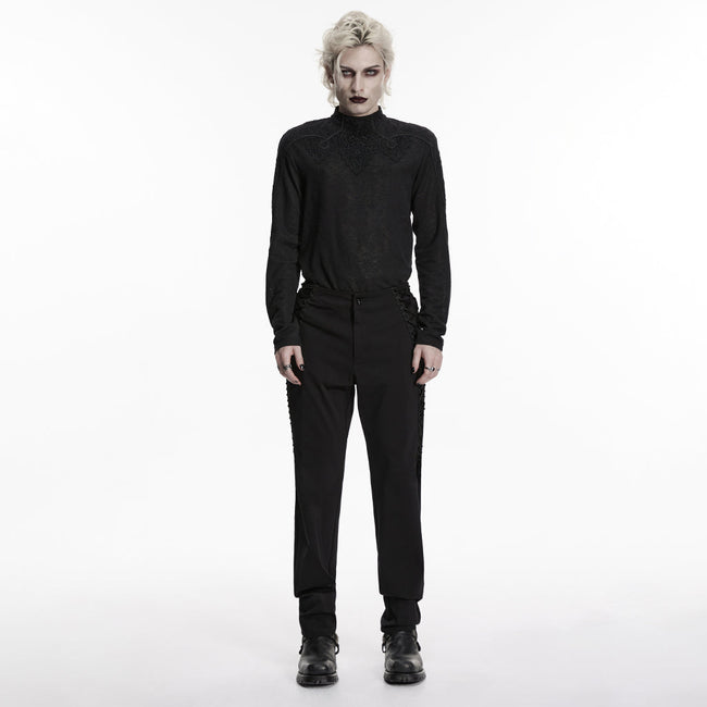 Gothic-Hosen mit Riemen für Herren