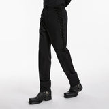 Gothic-Hosen mit Riemen für Herren