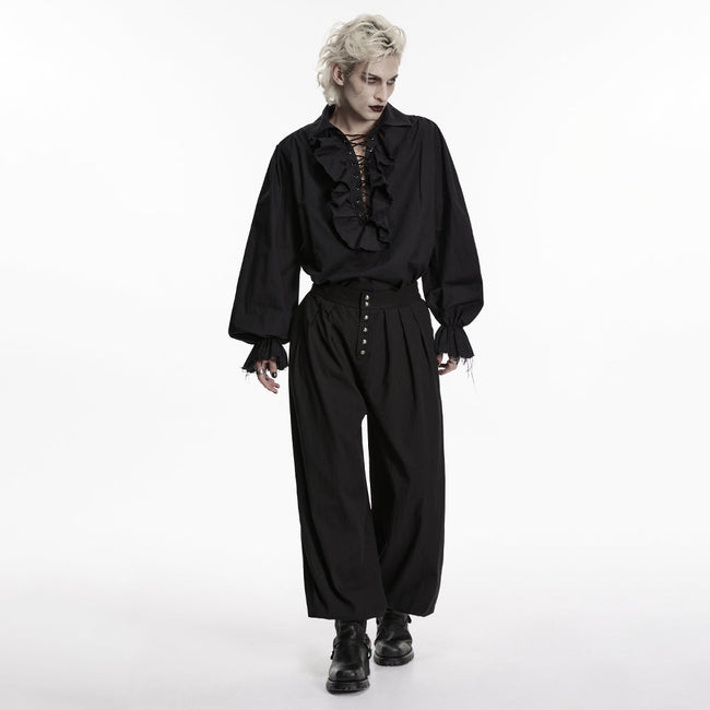 Gothic-Hose mit schmal zulaufendem Bein