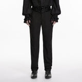 Goth-Pflanzenstickerei-Hose
