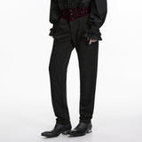 Goth-Pflanzenstickerei-Hose