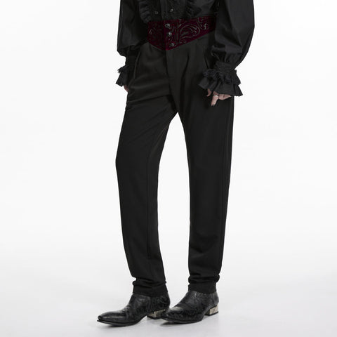 Goth-Pflanzenstickerei-Hose