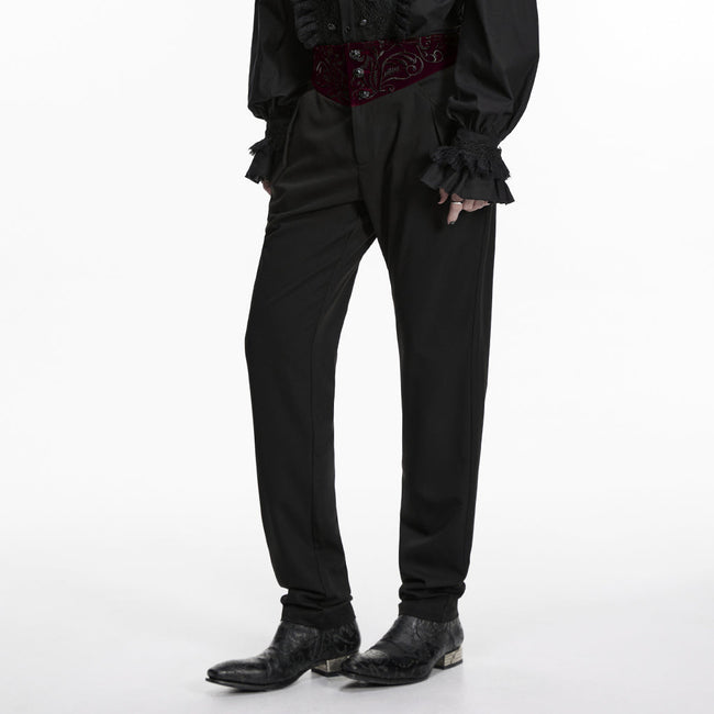 Goth-Pflanzenstickerei-Hose