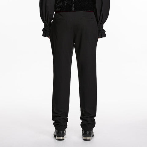 Goth-Pflanzenstickerei-Hose