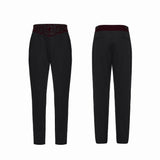 Goth-Pflanzenstickerei-Hose
