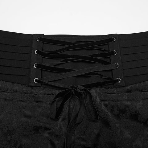 Geheimnisvolle, bestickte Gothic-Hose