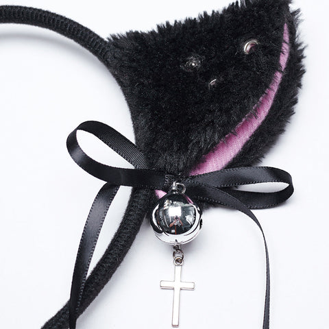 Zweiteiliges Set mit niedlicher Punk-Katze