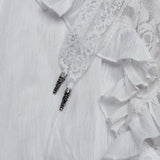 Asymmetrischer Chiffonrock im Gothic-Stil