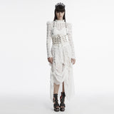 Asymmetrischer Chiffonrock im Gothic-Stil