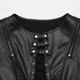 PUNK Lacklederkleid