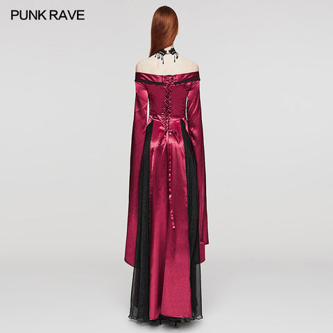 Wunderschönes schulterfreies Gothic-Kleid