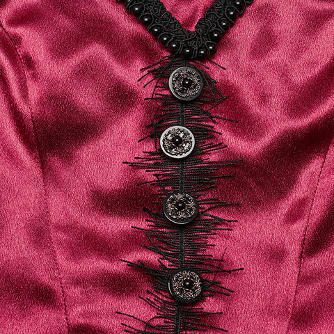 Wunderschönes schulterfreies Gothic-Kleid