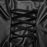 Gothic-Unterkleid mit Flechtmuster