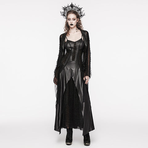 Gothic-Unterkleid mit Flechtmuster