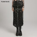 Punk-Rock mit Kreuz und ausgehöhltem Schlitz