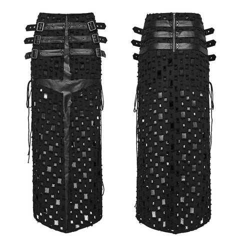 Punk-Rock mit Kreuz und ausgehöhltem Schlitz