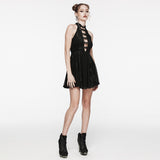 Kleid mit Gothic-Rosen-Print