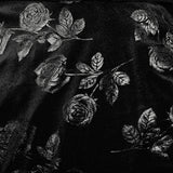 Kleid mit Gothic-Rosen-Print