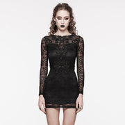 Elegantes Gothic-Spitzenkleid