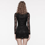 Elegantes Gothic-Spitzenkleid