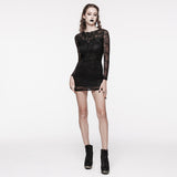 Elegantes Gothic-Spitzenkleid