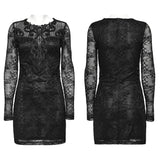 Elegantes Gothic-Spitzenkleid